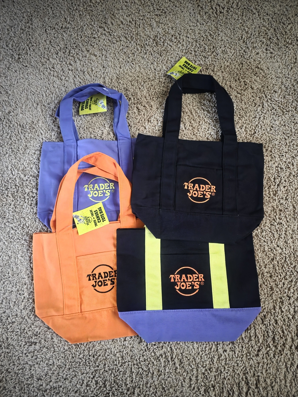 Trader Joe's Tote Bag Set 4